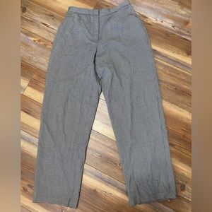 Women’s Straight Leg Dress Pants // Size 6P // Black and White
